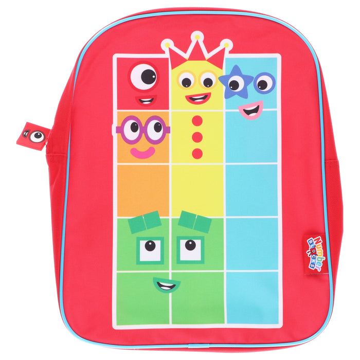 Numberblocks And Alphablocks Lift-The-Flap 5 Books & Numberblocks Red Backpack- Ages 1-7 - Board Book 5-7 Sweet Cherry Publishing