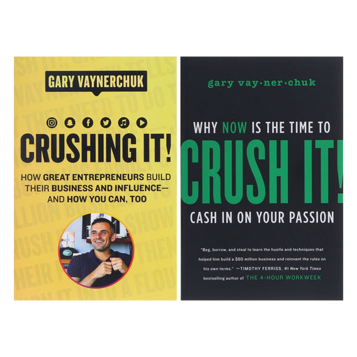 Crush It! & Crushing It! by Gary Vaynerchuk 2 Books Collection Set - Non Fiction - Paperback Non-Fiction HarperCollins Publishers