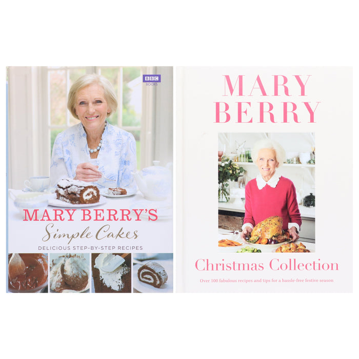 Mary Berrys: Christmas Collection & Simple Cakes 2 Books Collection Set - Fiction - Hardback Non-Fiction Hachette