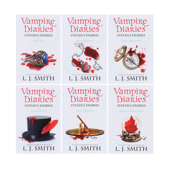 Vampire Diaries Stefan's Diaries The Complete Collection Books 1-6 Box Set by L. J. Smith - Ages 14+ - Paperback Young Adult Hachette Children's Group