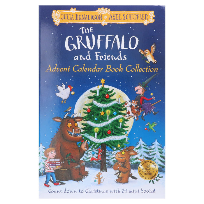 The Gruffalo and Friends Advent Calendar By Julia Donaldson Christmas Countdown With 24 Story and Activity Books - Ages 3-7 - Paperback 5-7 Macmillan