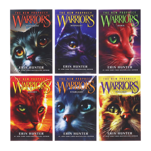 Warrior Cats Series 1 The Prophecies Begin 6 Books by Erin Hunter