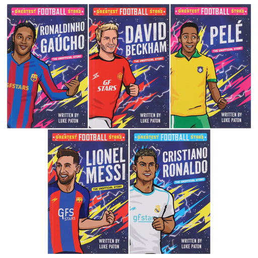 The Greatest Football Stars Series By Luke Paton: 5 Books Collection Box Set - Ages 7-9 - Paperback 7-9 Sweet Cherry Publishing