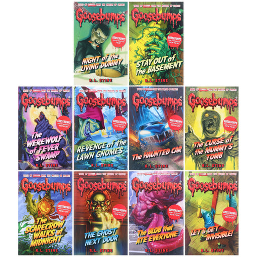 Goosebumps: The Classic Series 10 Books Collection (Set 1) by R. L. Stine - Ages 9-14 - Paperback B2D DEALS Scholastic