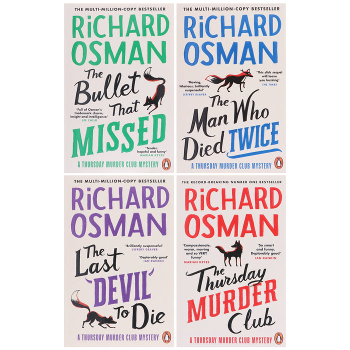 Thursday Murder Club by Richard Osman 4 Books Collection Set - Fiction - Paperback Fiction Penguin