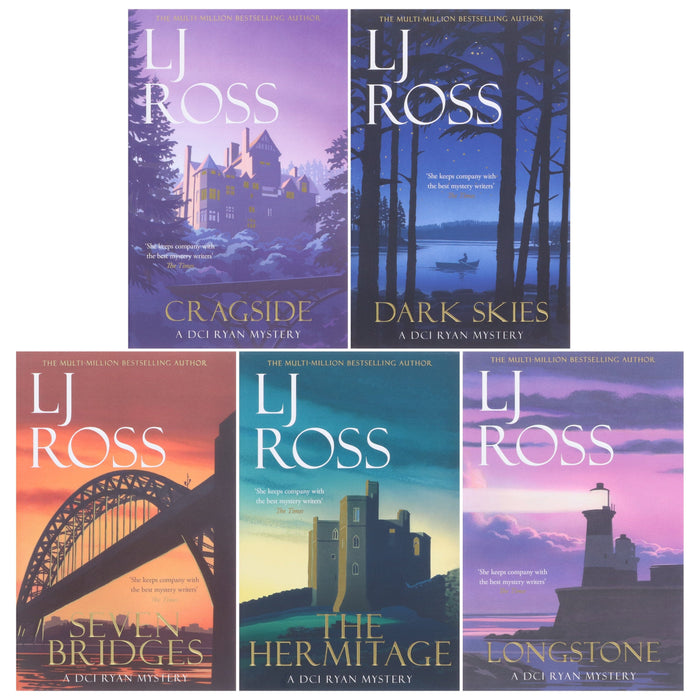 The DCI Ryan Mysteries (Vol. 6-10) By LJ Ross 5 Books Collection Set - Fiction - Paperback Fiction Dark Skies Publishing