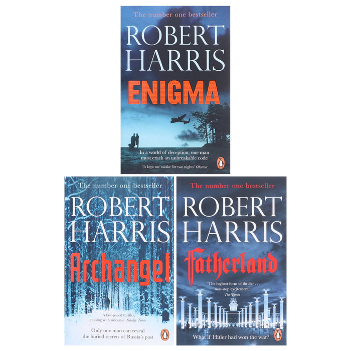 Robert Harris Collection (Archangel, Enigma & Fatherland) 3 Books Set - Fiction - Paperback Fiction Penguin