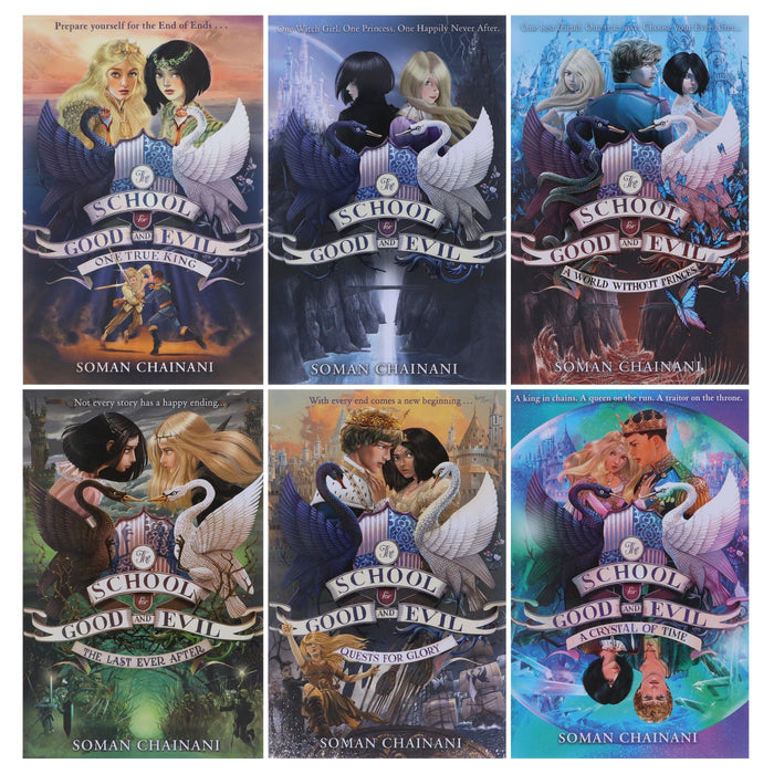 The School for Good and Evil Complete Collection by Soman Chainani 6 Books Set - Ages 8-12 - Paperback 9-14 HarperCollins Publishers