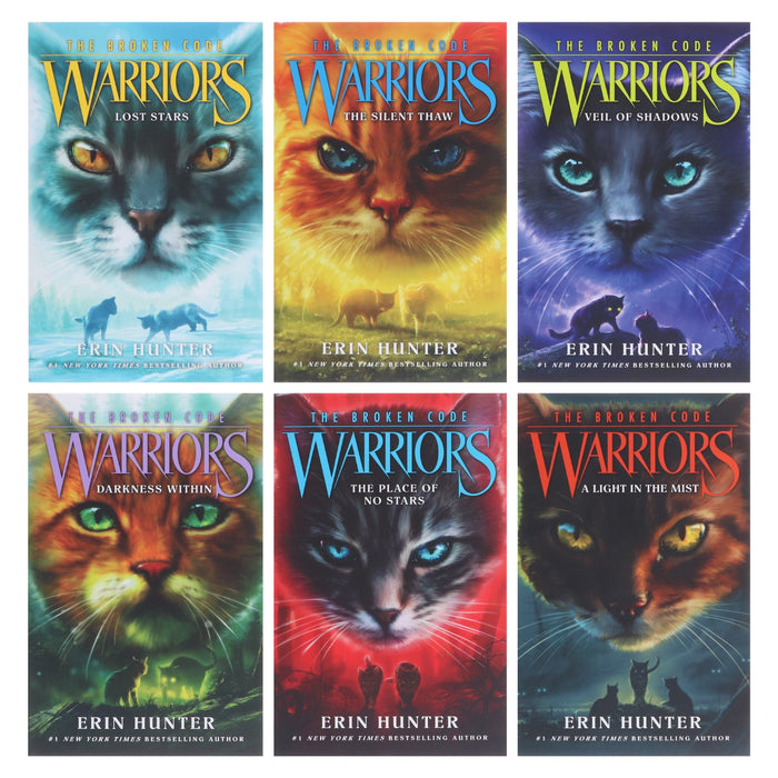 Warriors Cats: Series 7 The Broken Code By Erin Hunter 6 Books Collection Set - Ages 8-12 - Paperback 9-14 HarperCollins Publishers