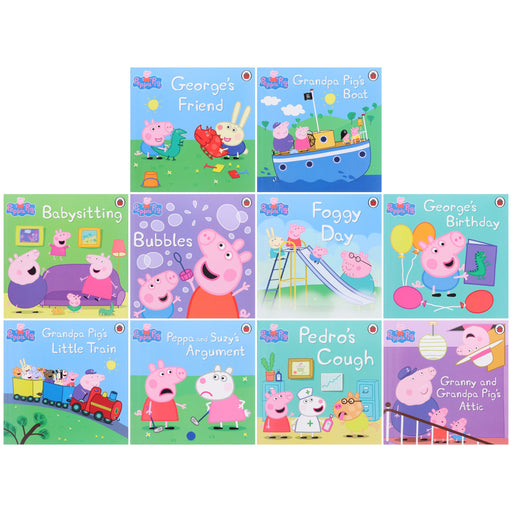 Peppa Pig Collection 10 Books Set in a Lime Bag with an Audio CD - Ages 0-5 - Paperback 0-5 Penguin Random House