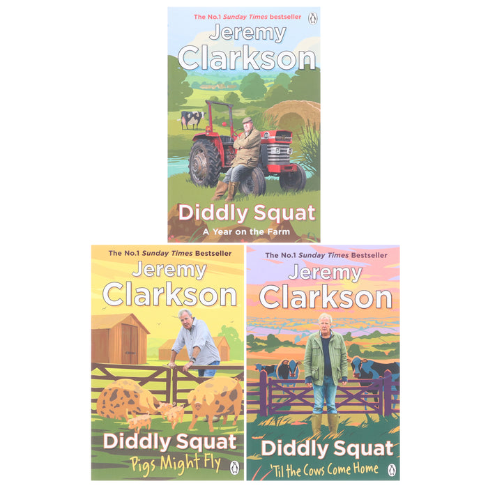 Diddly Squat Series By Jeremy Clarkson: 3 Books Collection Set - Fiction - Paperback