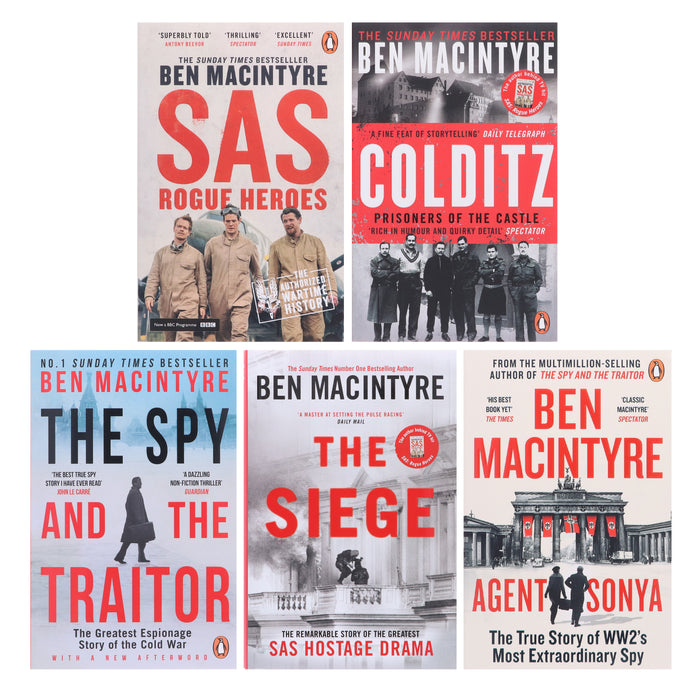 Ben Macintyre 5 Books Collection Set - Non Fiction - Paperback/Hardback