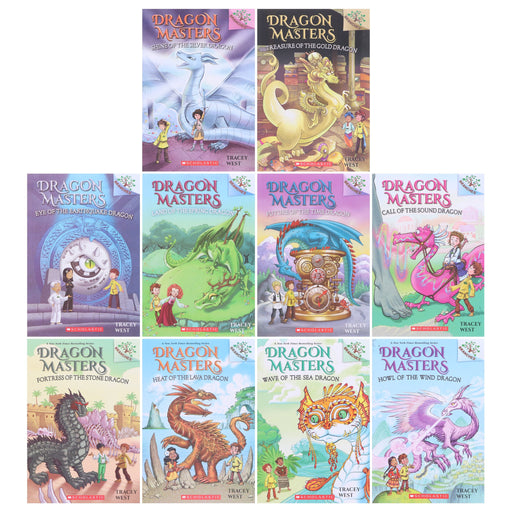 Dragon Masters Series (Book 11-20) By Tracey West 10 illustrated Books Collection Set - Ages 6-9 - Paperback 7-9 Scholastic