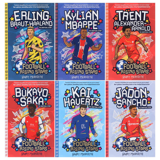 Football Rising Stars By Harry Meredith 6 Books Collection Set - Ages 7-9 - Paperback 7-9 Sweet Cherry Publishing