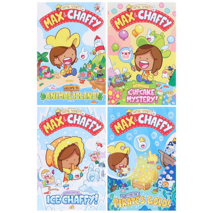 Max and Chaffy Series By Jamie Smart 4 Books Collection Set - Ages 5-8 - Paperback 5-7 David Fickling Books