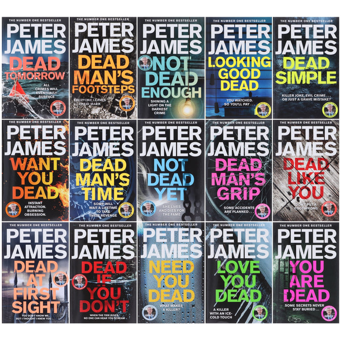 Roy Grace Series By Peter James (Book 1-15) Collection 15 Books Set - Fiction - Paperback Fiction Pan Macmillan