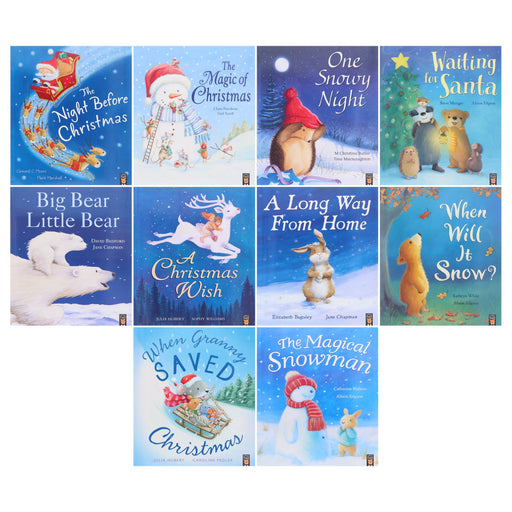 Children's Christmas Storybook 10 Books Collection Set - Ages 3-6 - Paperback B2D DEALS Little Tiger Press Group