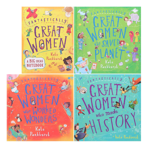 Fantastically Great Women By Kate Pankhurst 4 Books Collection Box Set - Ages 7-9 - Hardback 7-9 Bloomsbury Publishing PLC