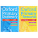 Oxford Primary Dictionary & Thesaurus By Oxford Dictionaries 2 Books Collection Set - Non Fiction - Hardback Non-Fiction Oxford University Press