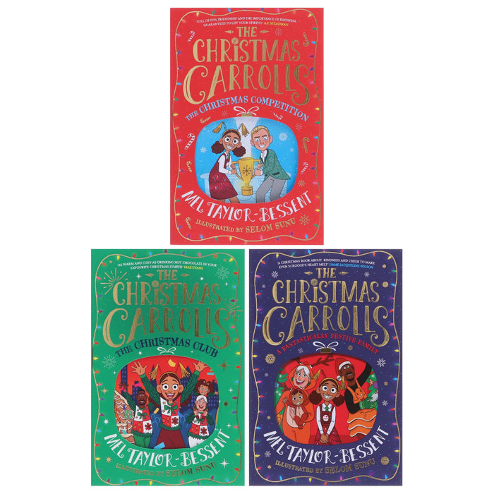 The Christmas Carrolls Series By Mel Taylor-Bessent 3 Books Collection Set - Ages 8-12 - Paperback 9-14 HarperCollins Publishers