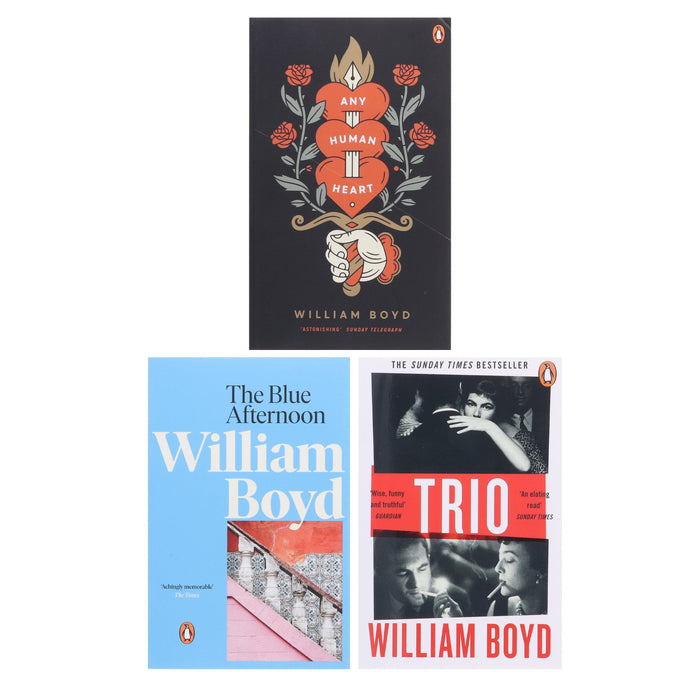 William Boyd 3 Books Collection Set - Fiction - Paperback Fiction Penguin