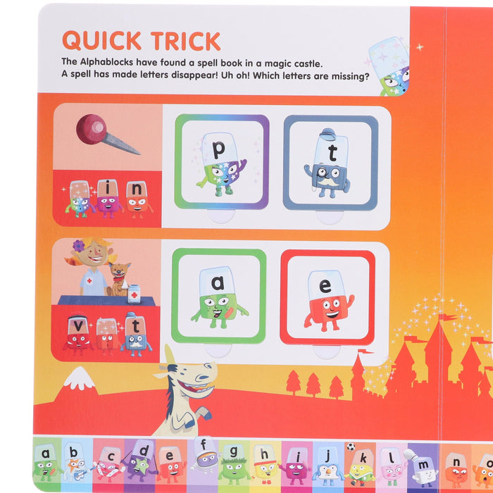 Numberblocks And Alphablocks Lift-The-Flap 5 Books & Numberblocks Red Backpack- Ages 1-7 - Board Book 5-7 Sweet Cherry Publishing