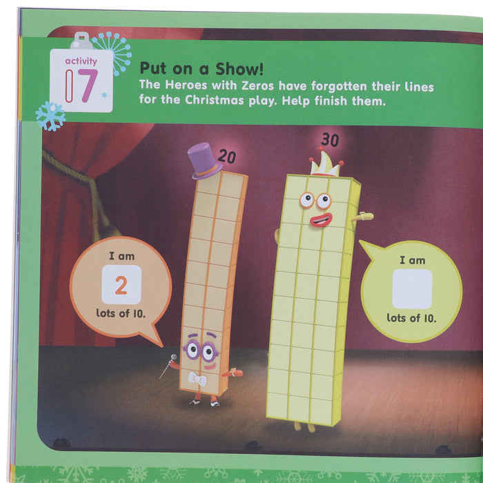 Numberblocks Christmas Sticker Activity & Fun 2 Books Collection Set - Ages 0-5 - Paperback 0-5 Sweet Cherry Publishing