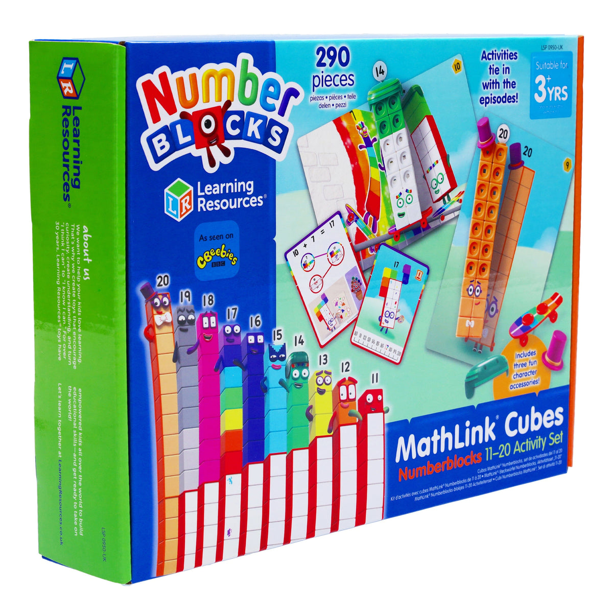 MathLink Cubes Numberblocks 11-20 Activity Set by Learning Resources ...