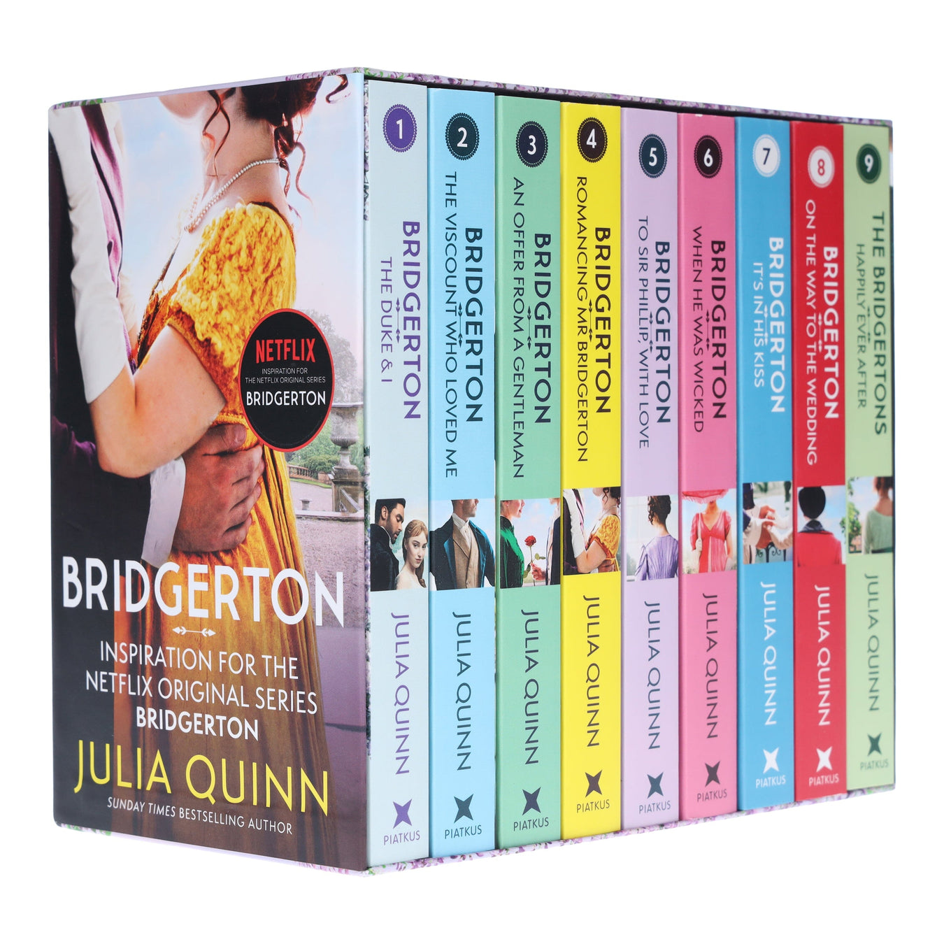 Bridgerton Complete Collection (Book 1-9) by Julia Quinn: 9 Books Box Set - Fiction - Paperback Fiction Hachette