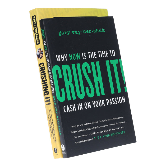 Crush It! & Crushing It! by Gary Vaynerchuk 2 Books Collection Set - Non Fiction - Paperback Non-Fiction HarperCollins Publishers