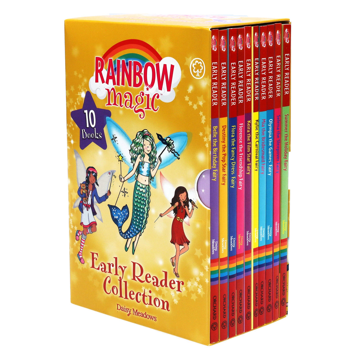 Rainbow Magic Early Reader Collection By Daisy Meadows 10 Books Box Set -  Ages 3+ - Paperback