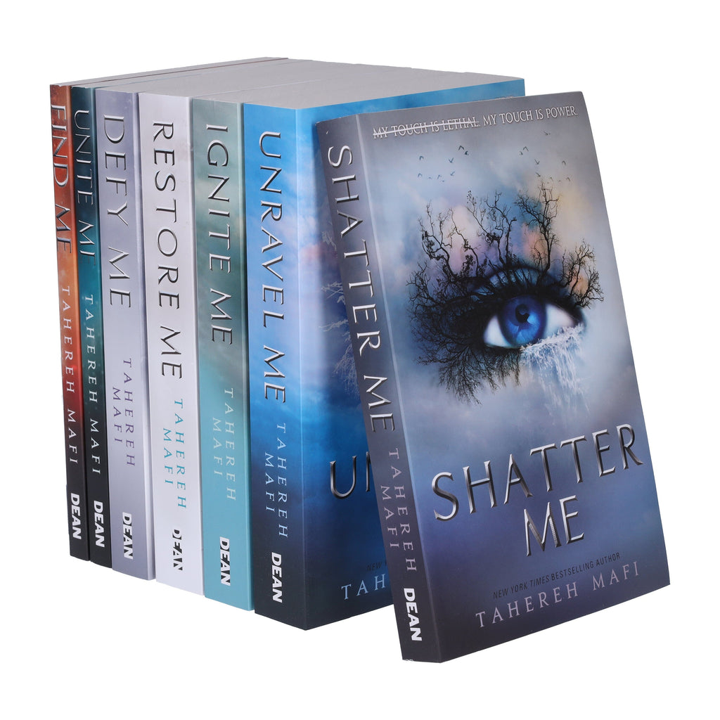 Shatter Me Series Collection 5 Books Set By Tahereh Mafi (Shatter, Restore,  Ignite, Unrave, Defy Me): Tahereh Mafi: 9780603580642: : Books