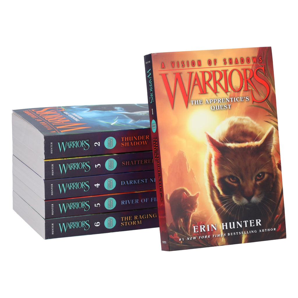Warrior Cats: Series 6 A Vision of Shadows By Erin Hunter 6 Books 