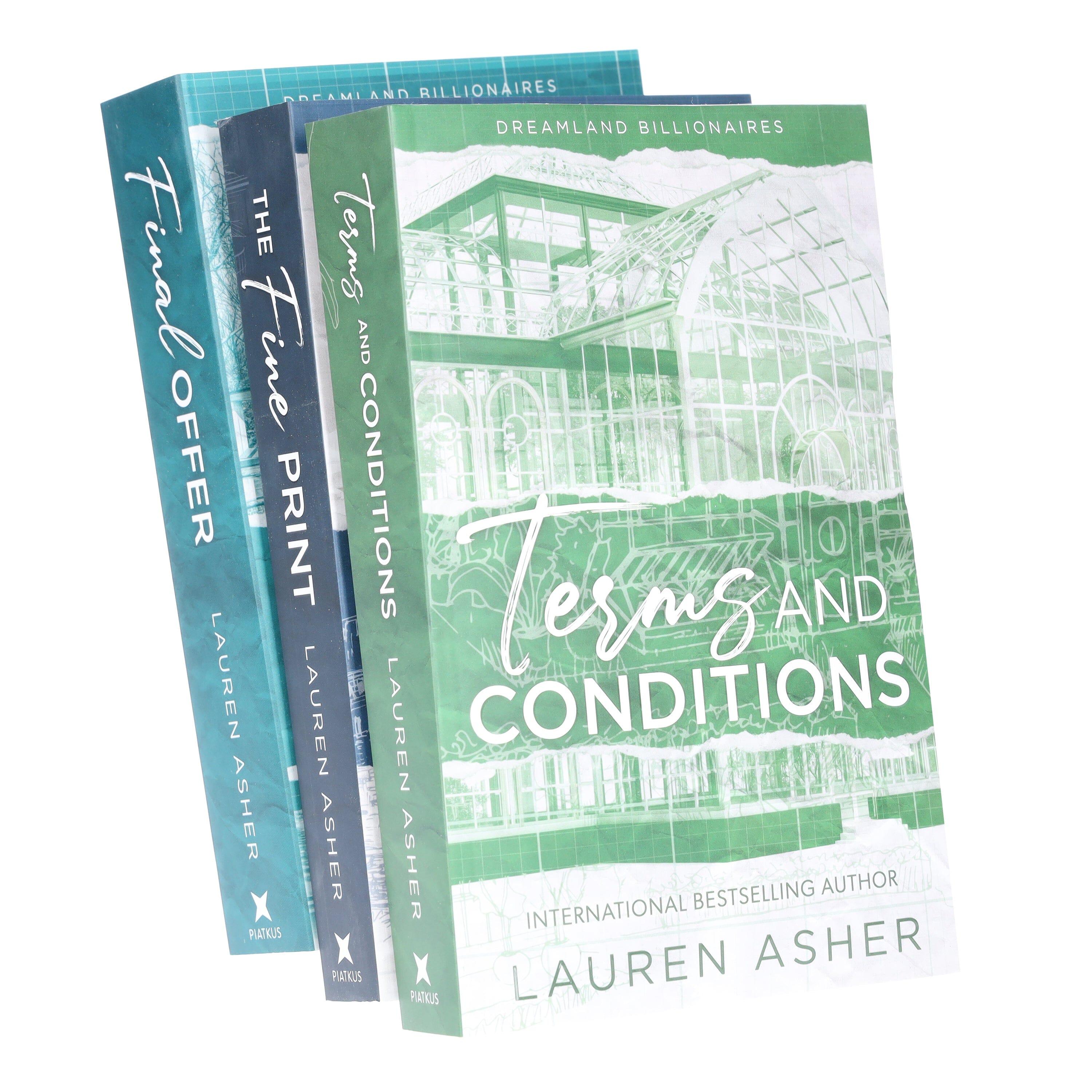 Dreamland Billionaires Collection 2 Books Set By Lauren Asher (The Fine  Print, Terms and Conditions)