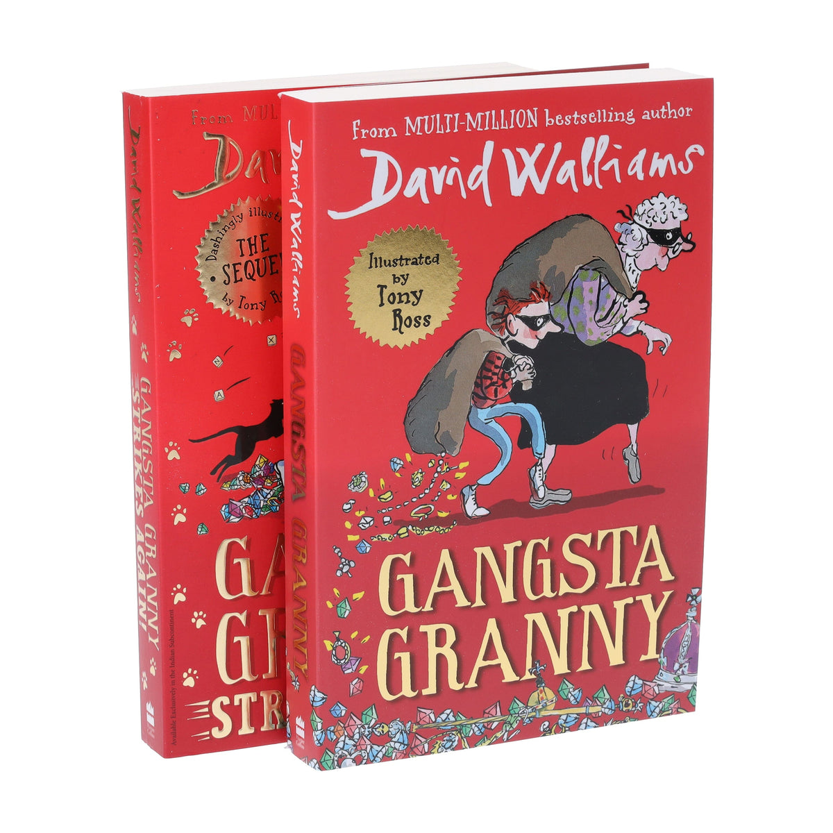 Gangsta Granny Series By David Walliams 2 Books Collection Set - Ages ...