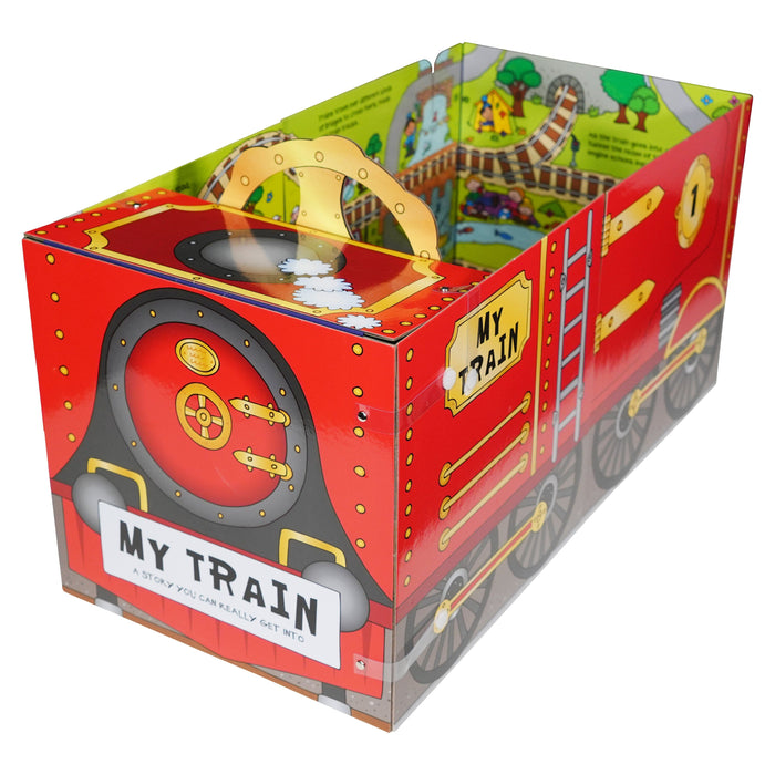 Convertible Train – Great Value Sit In Train, Interactive Playmat & Fun Storybook By Amy Johnson - Ages 2+ - Board Book 5-7 Miles Kelly Publishing Ltd