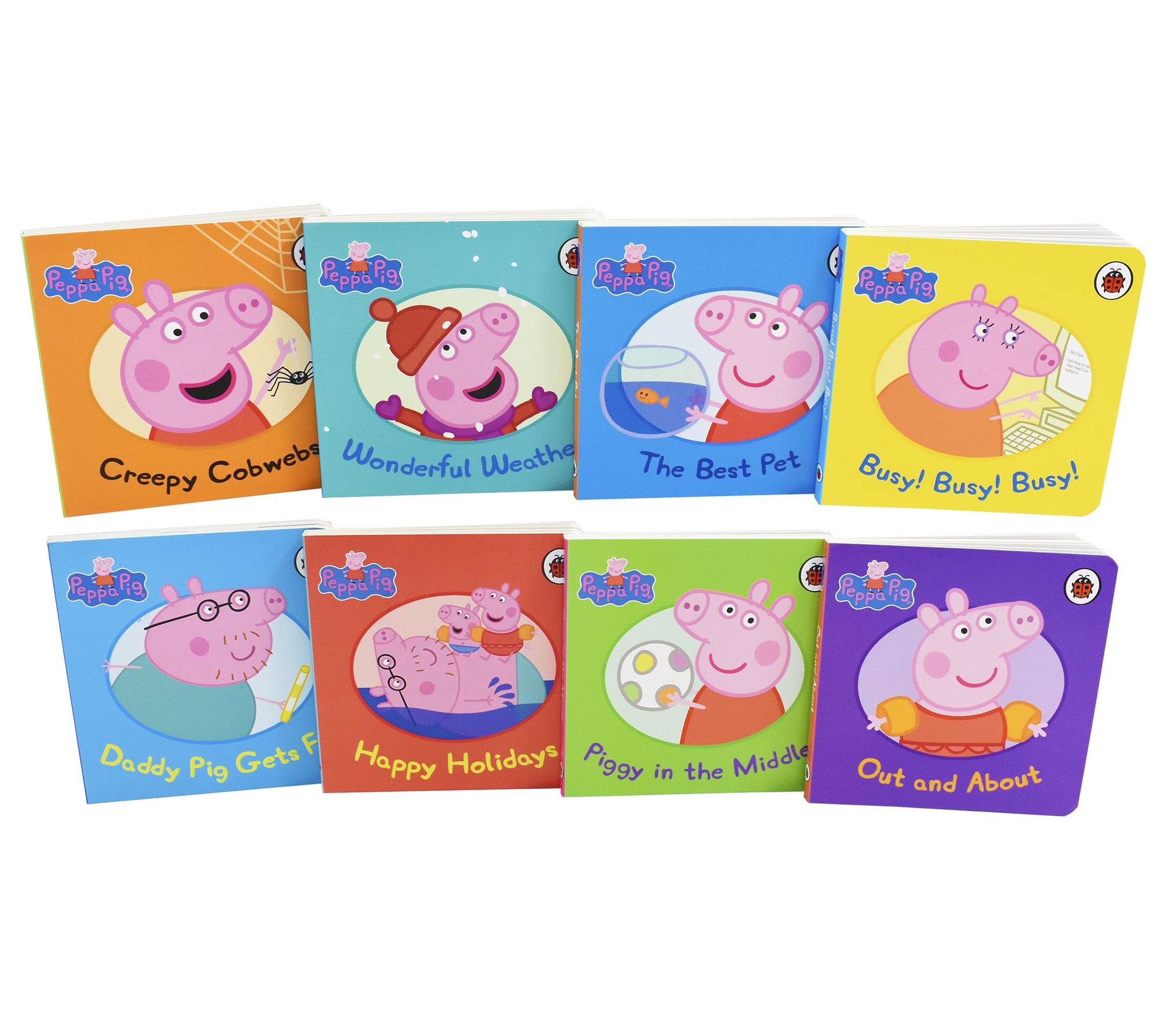 Peppa Pig 8 Board Books Assorted — Books2Door