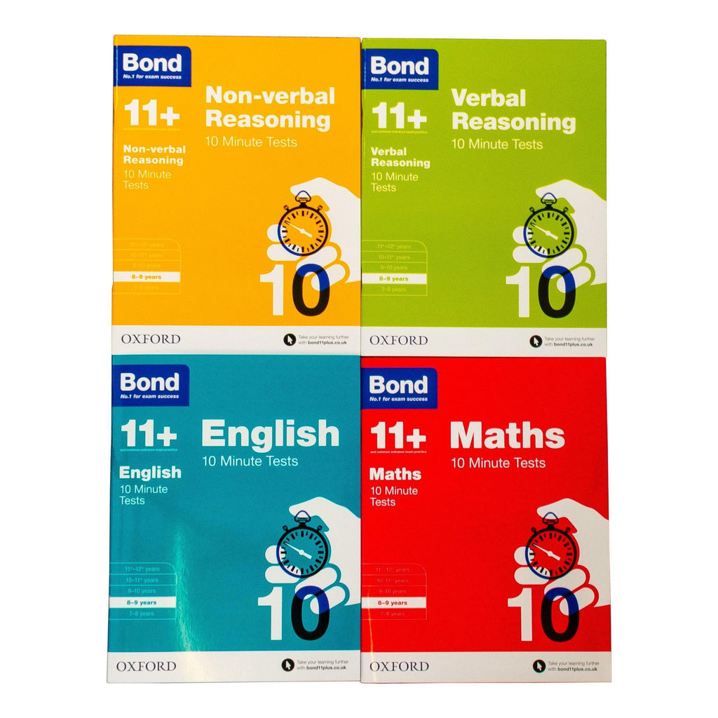 Bond 11 Quick 10 Minute Tests Age 8 9 by Oxford 4 Books