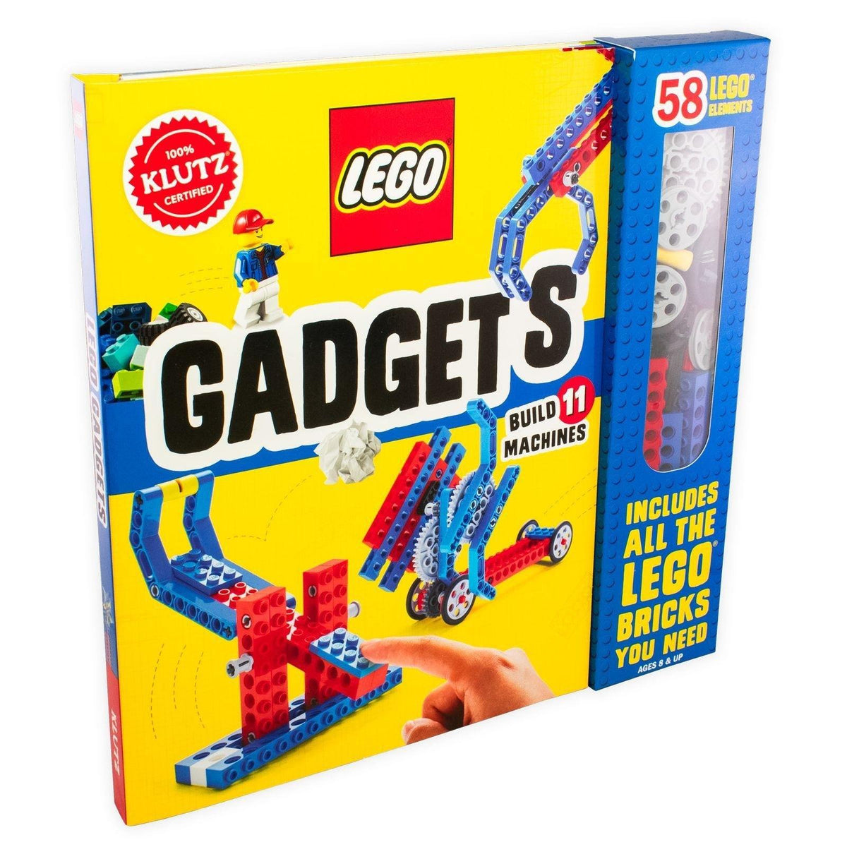 LEGO Gadgets (Klutz) Activity Book (Build 11 Machines) - Ages 8+ - Paperback