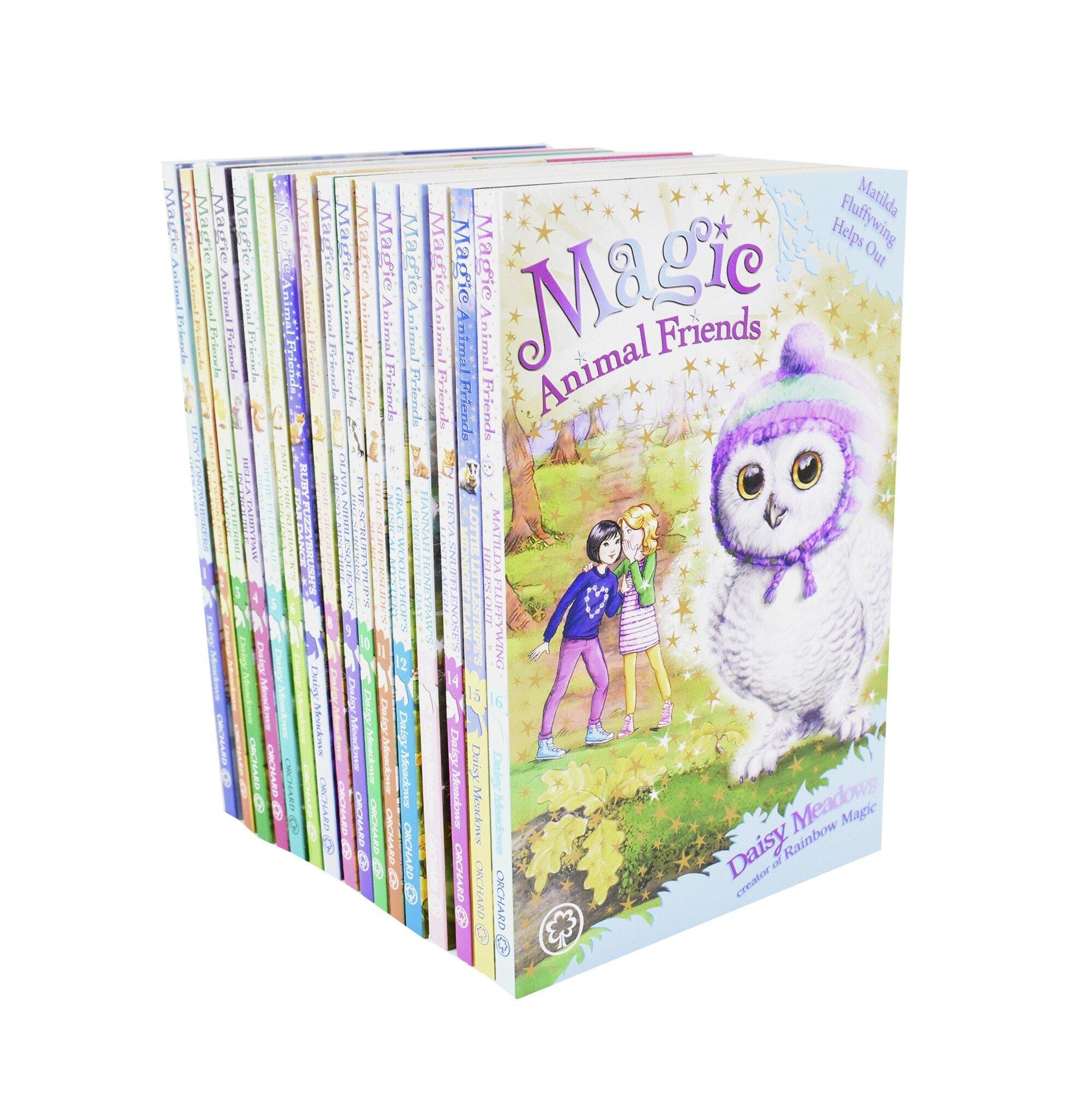 Magic Animal Friends By Daisy Meadows: 16 Books Children Pack Box 