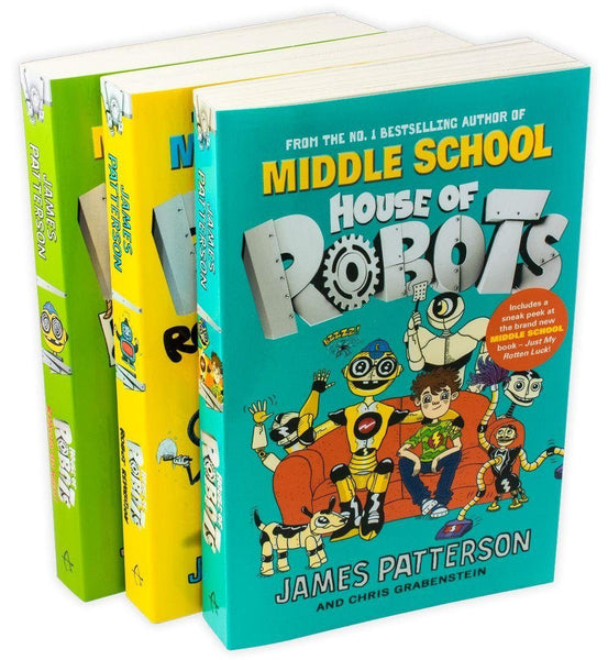 House of Robots Series 3 Books Collection Set By James Patterson - Age —  Books2Door