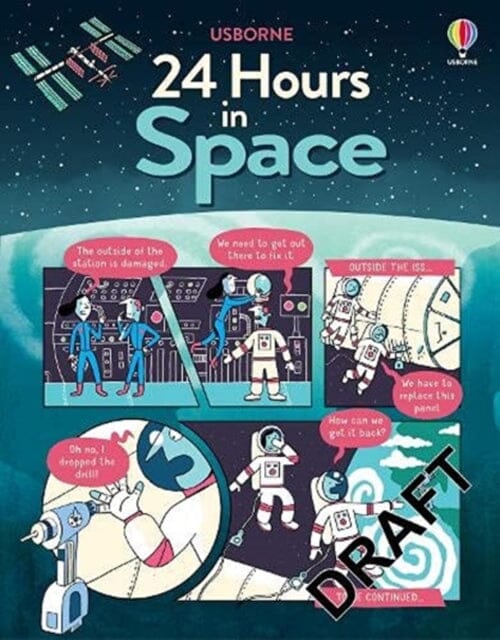 24 Hours in Space by Rob Lloyd Jones Extended Range Usborne Publishing Ltd