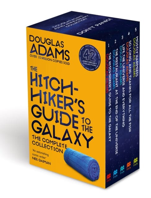 The Complete Hitchhiker's Guide to the Galaxy Boxset by Douglas Adams Extended Range Pan Macmillan