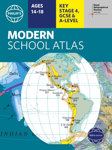 Philip's RGS Modern School Atlas : 100th edition by Philip's Maps Extended Range Octopus Publishing Group