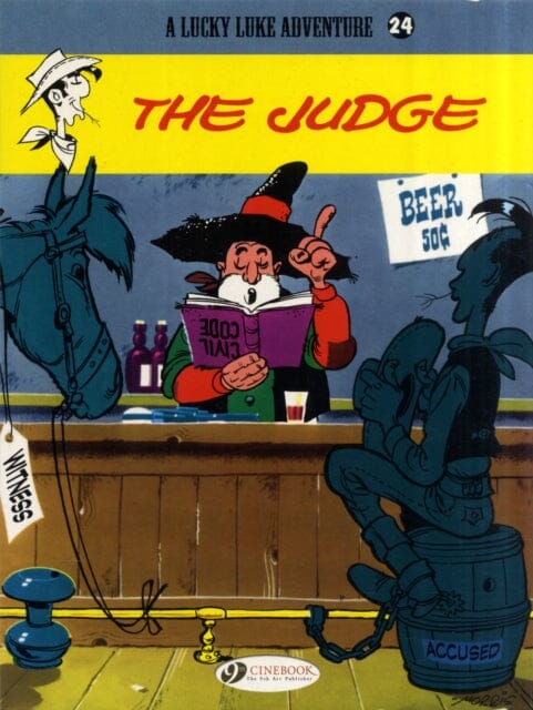 Lucky Luke 24 - The Judge by Morris Extended Range Cinebook Ltd