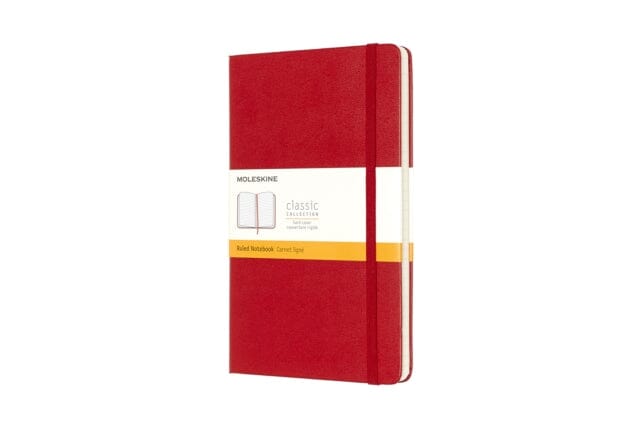 Moleskine Large Ruled Hardcover Notebook Scarlet Red Extended Range Moleskine srl