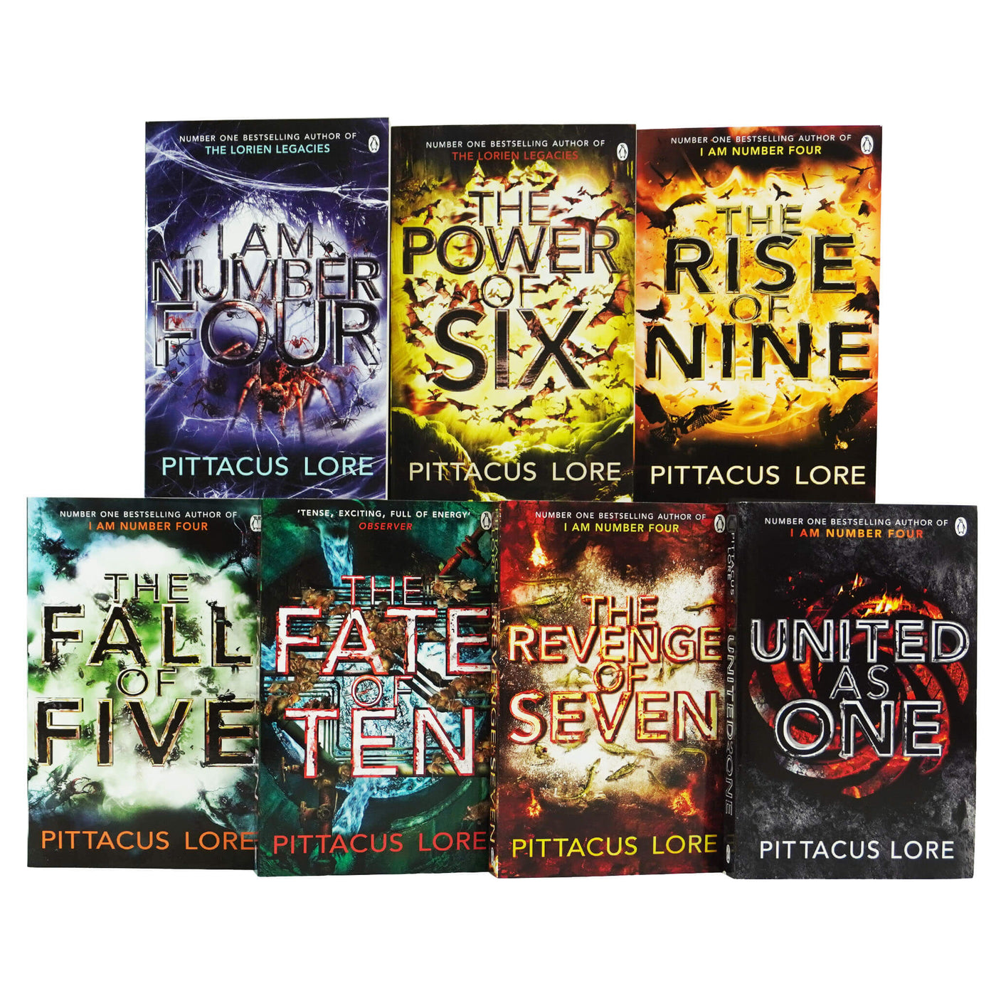 The Lorien Legacies Series 7 Books Set By Pittacus Lore - Ages 13+ - P ...