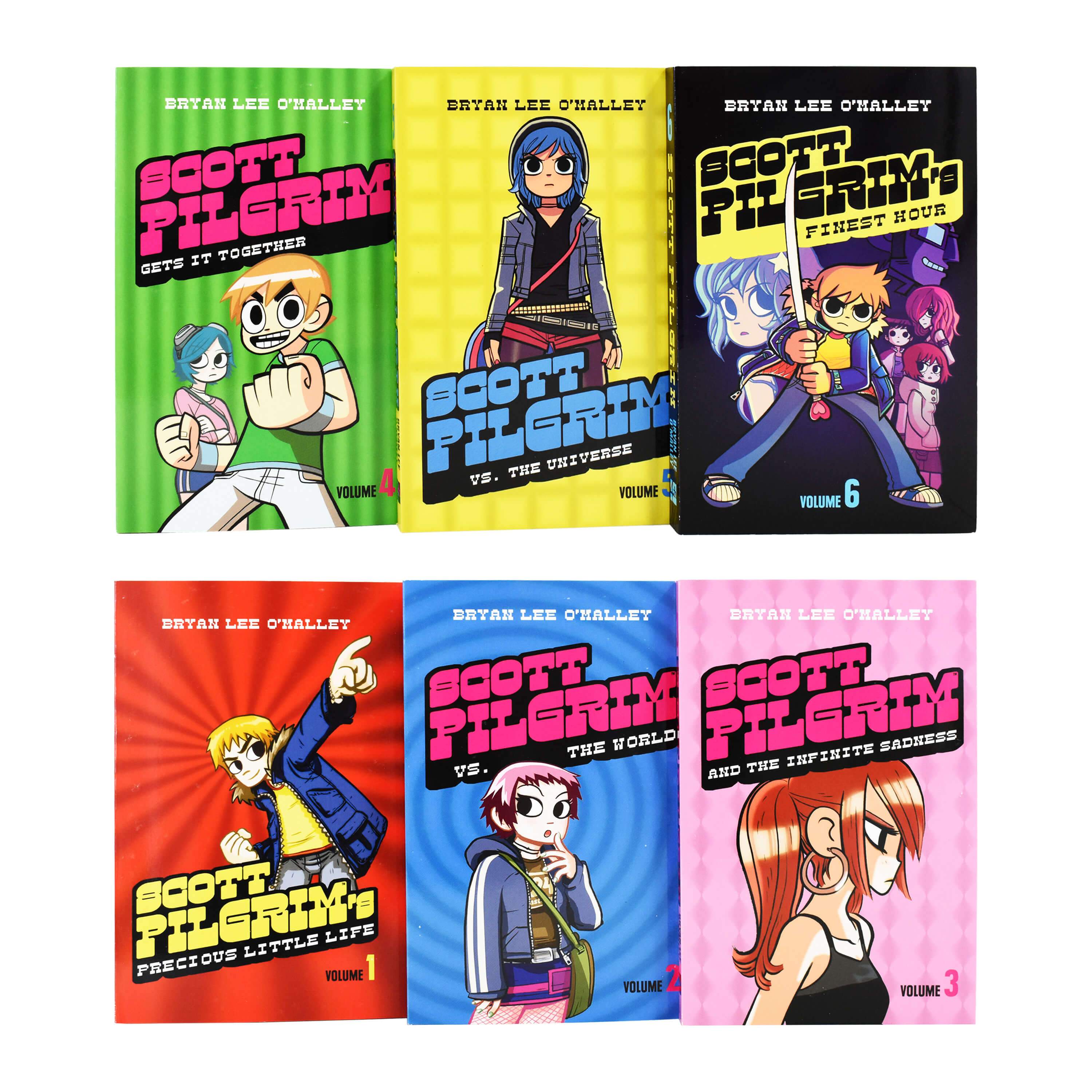 Scott Pilgrim by Bryan Lee O'Malley 6 Books Collection - Ages 13+