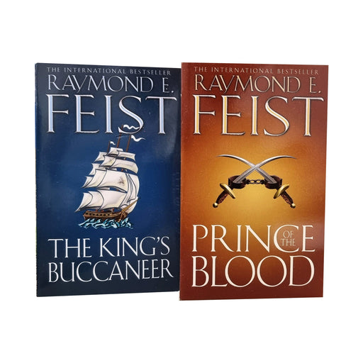 Raymond E. Feist 2 Books Collection Set (The King’s Buccaneer, Prince of the Blood) - Adult - Paperback Adult Harper Voyager