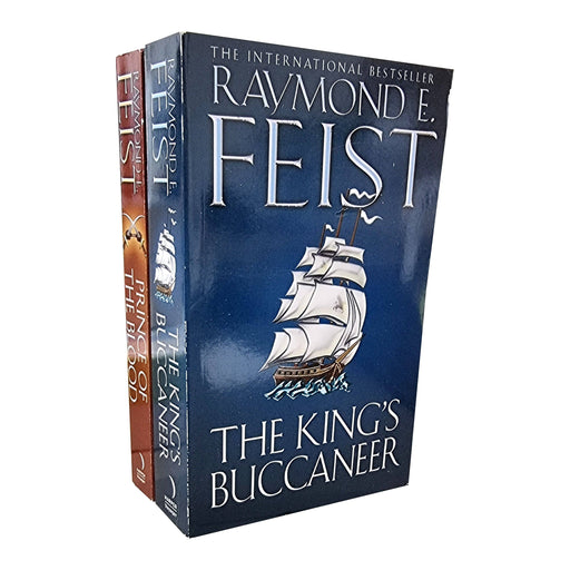 Raymond E. Feist 2 Books Collection Set (The King’s Buccaneer, Prince of the Blood) - Adult - Paperback Adult Harper Voyager